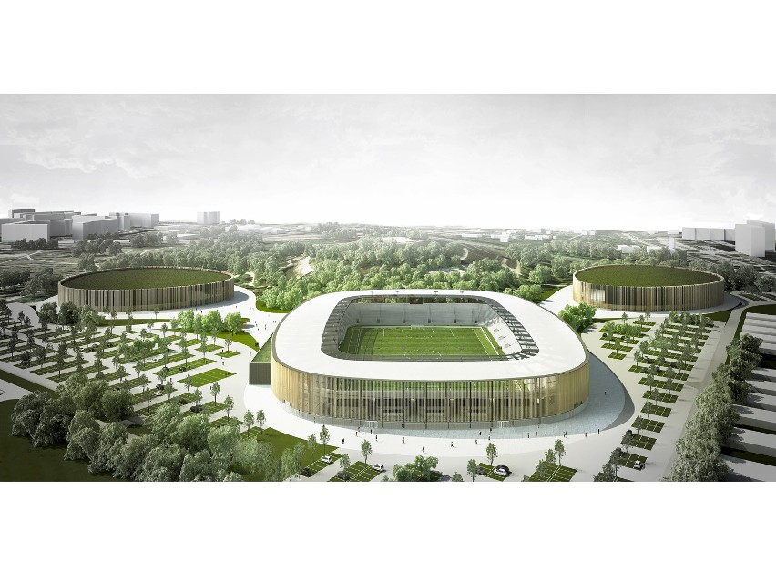 Wizualizacja stadionu Zagłębiowskiego Parku Sportowego