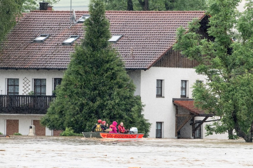 Powódź w Bawarii. Mieszkańcy ewakuowani są m.in....