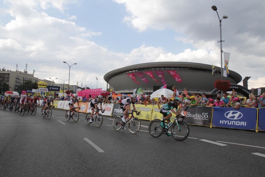 05082018 katowice tour de pologne przejazd katowice spodek...