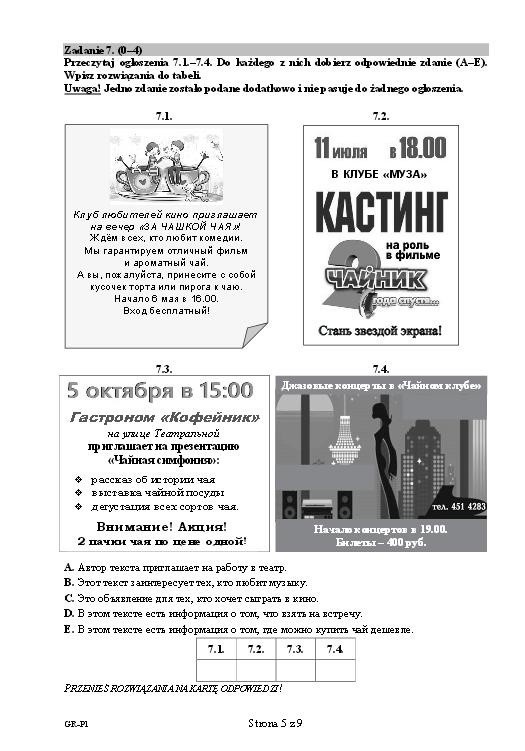 Egzamin gimnazjalny 2016: język rosyjski [ARKUSZE, ODPOWIEDZI]