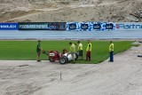 Trwa wymiana murawy na stadionie Pogoni Szczecin [ZDJĘCIA]