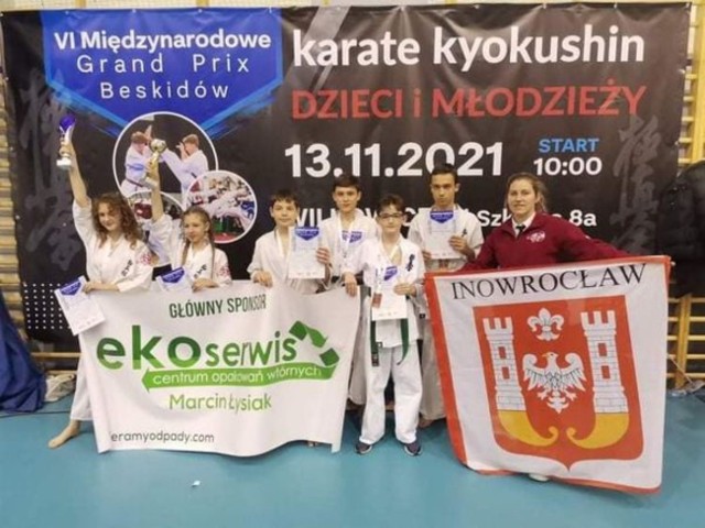Klub z Inowrocławia reprezentowało 6 zawodników, którzy przywieźli 6 medali