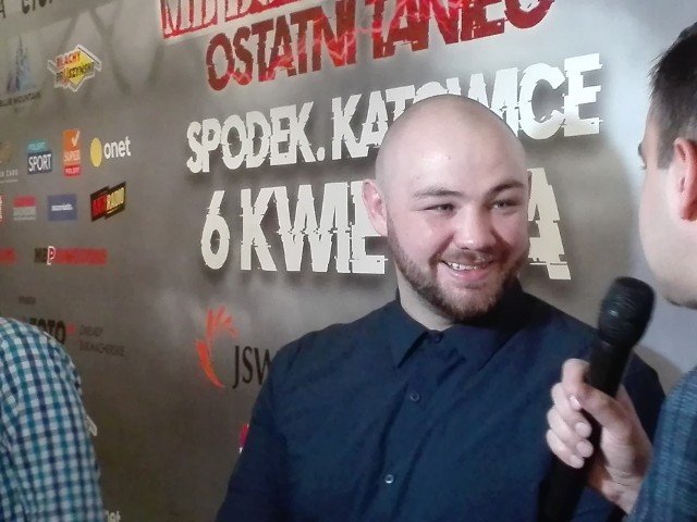 Adam Kownacki był gościem gali "Ostatni taniec" w katowickim Spodku.