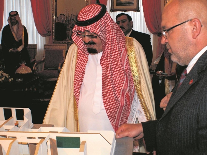 Spotkanie w Belwederze, król Abdullah i burmistrz Brzeziński...