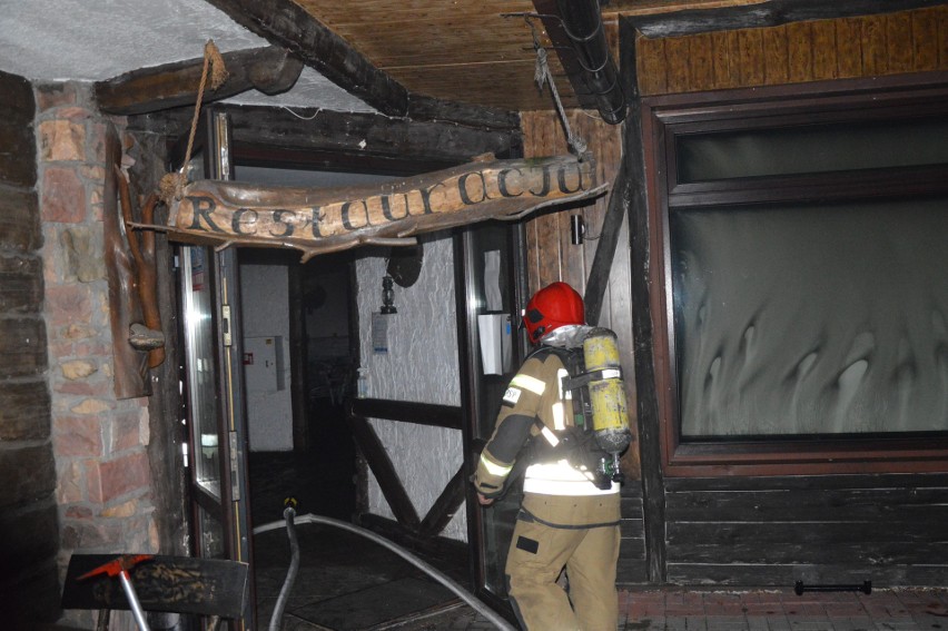 PILNE! To 13-latek podpalił znaną restaurację w Skarżysku - Kamiennej. Zobacz film