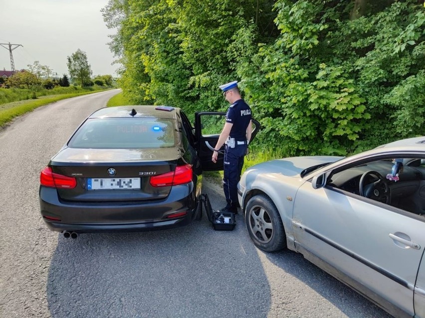 Cztery promile miał kierowca volkswagena skontrolowany w...