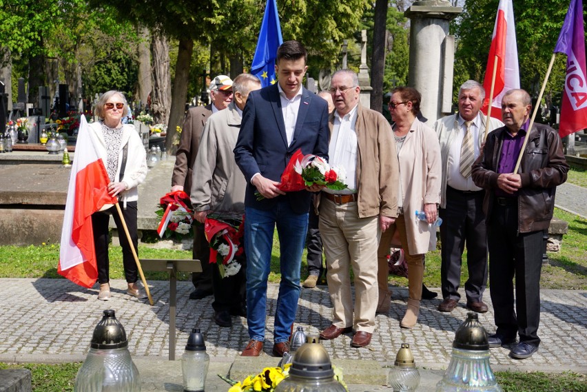 Przedstawiciele Lewicy uczcili Święto Pracy w Lublinie. Zobacz zdjęcia