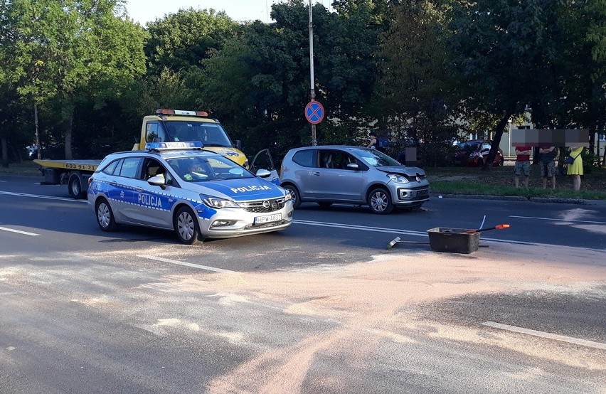 Auta zderzyły się na ulicy Szczecińskiej w Stargardzie