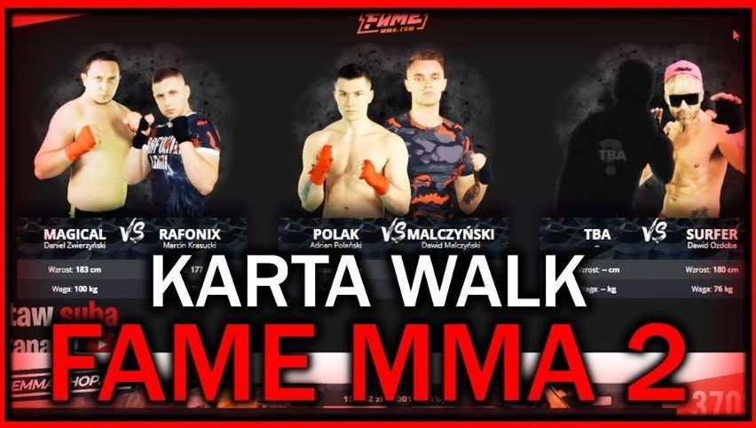 FAME MMA 2 ONLINE. Transmisja na żywo, stream w internecie...