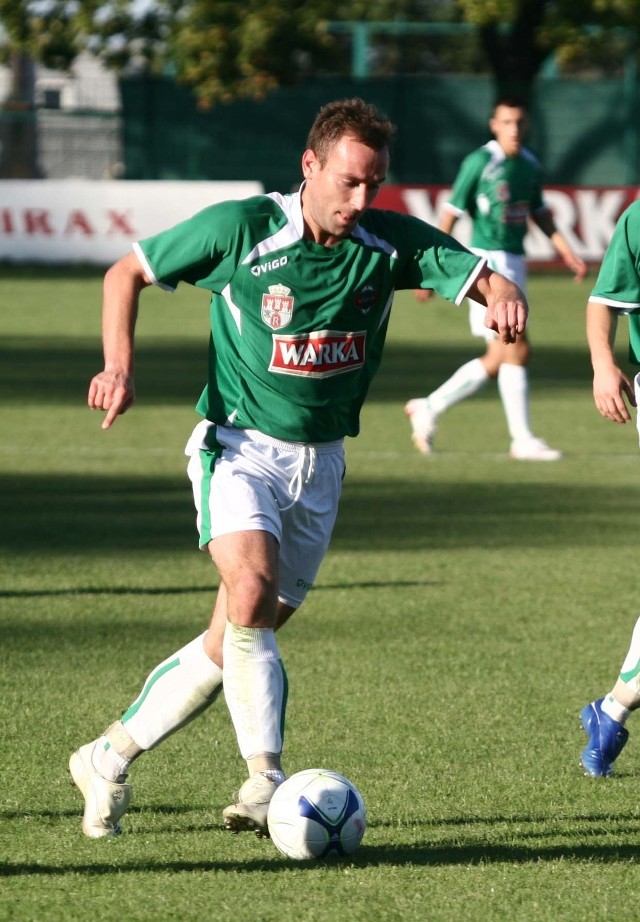 Krzysztof Wierzba jest chory nie wiadomo czy zagra w sobotę przeciwko byłemu swojemu klubowi Nadarzynowi.