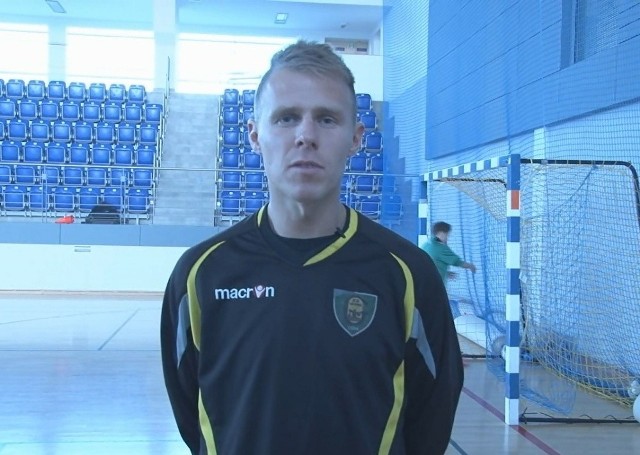 Kamil Cholerzyński (GKS Katowice) poprowadził trening Junior Futbol
