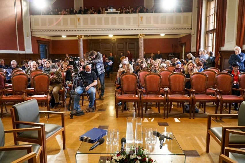 W Sali Lubrańskiego Uniwersytetu im. Adama Mickiewicza w...