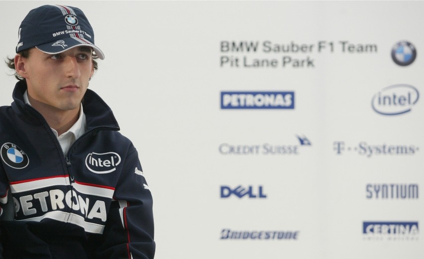 Robert Kubica karierę w Formule 1 zaczynał w teamie BMW...
