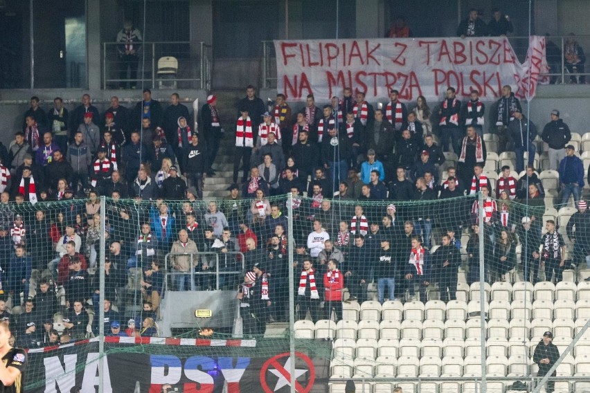 Kibice na meczu Cracovia - Górnik Zabrze