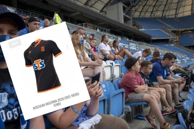 Część kibiców jest oburzona wyglądem herbu na trzecim komplecie koszulek Lecha Poznań w sezonie 2020/21.