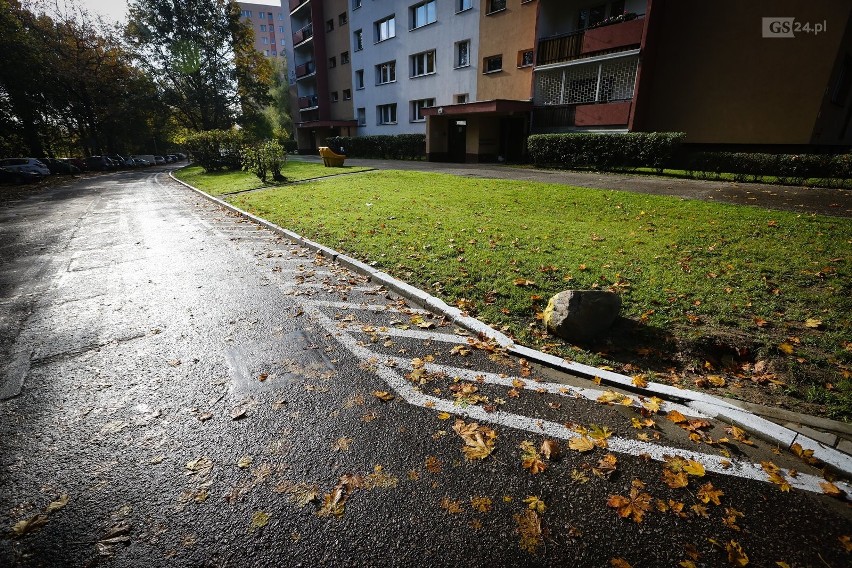 Szczecin, osiedle Przyjaźni. Wyrywali znak, żeby móc parkować