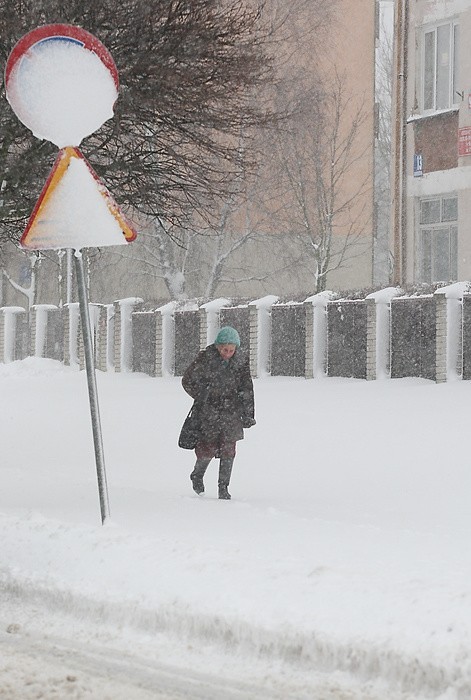 Zima w Słupsku w 2010 roku
