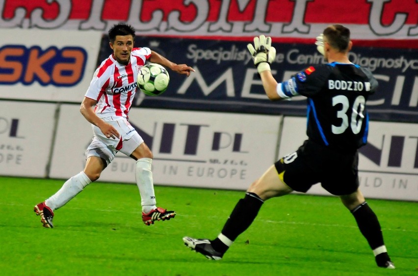 15.08.2008 krakow stadion ks cracovia , mecz ekstraklasy...