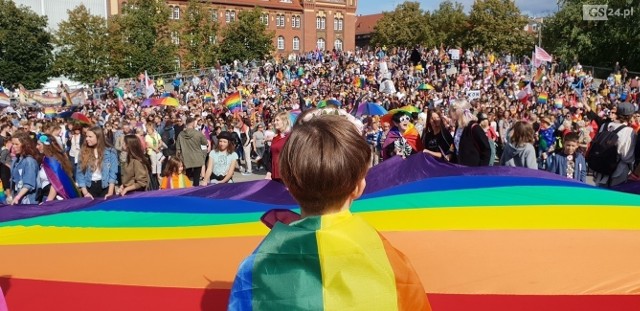 Manifestacja środowisk LGBT w Szczecinie