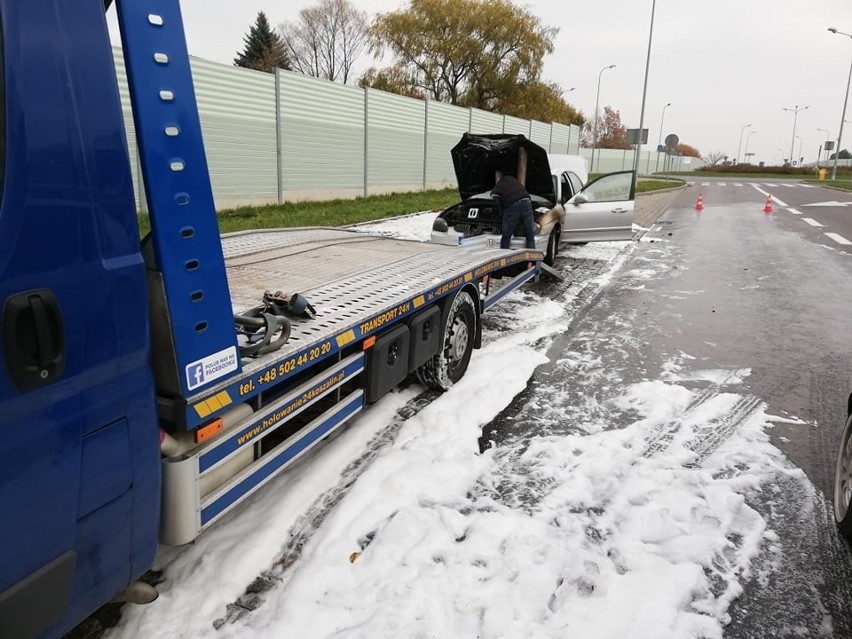 W sobotnie przedpołudnie u zbiegu ulic BOWiD i Morskiej w...