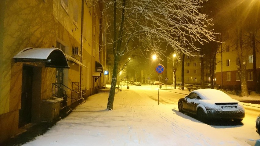 Śnieg w Kraśniku