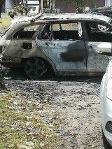 Wrocław: Pożar samochodów na Drzewieckiego [ZDJĘCIA, FILM]