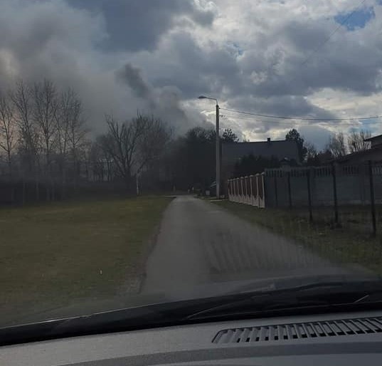 Po wybuchu zapalił się budynek. Nikomu nic się nie stało