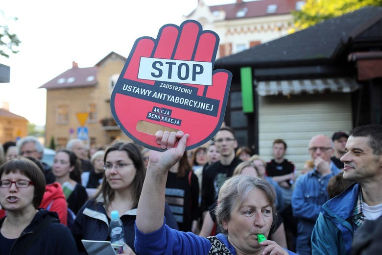 Ogólnopolski Strajk Kobiet zorganizował protest również w...