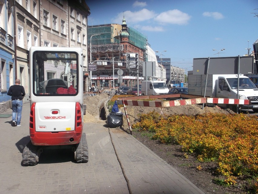 Wykopy na Kazimierza Wielkiego