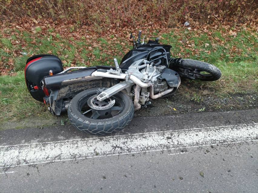 Do wypadku doszło w piątek na drodze relacji Tarnobrzeg -...