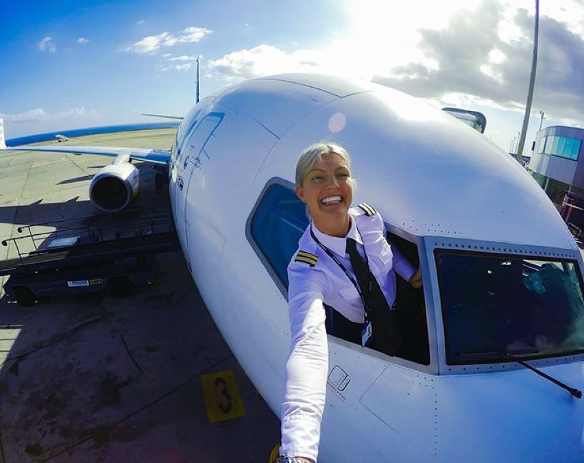 Maria Pettersson, pilot sieci Ryanair podbija Internet...