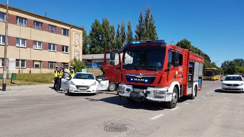 Przed południem do groźnie wyglądającej kolizji doszło na...