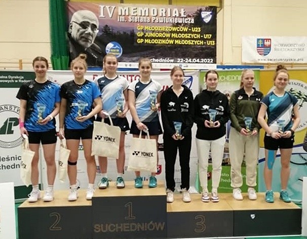 Badminton. Cztery medale młodych zawodników SKB Suwałki