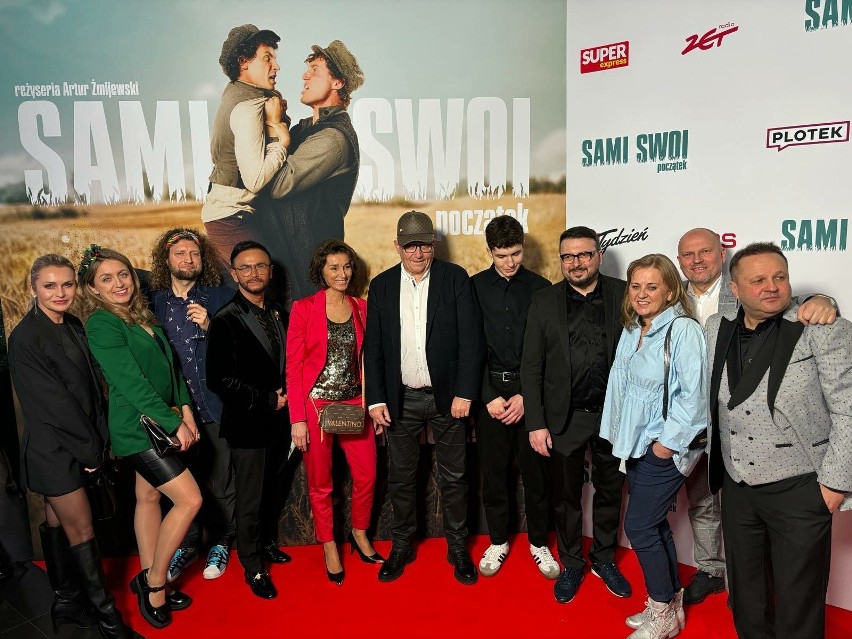 Kielecka ekipa na premierze filmu "Sami swoi. Początek" w...