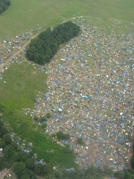 17. Przystanek Woodstock z góry
