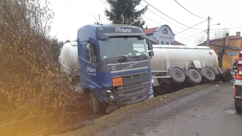 Koszmarny wypadek cysterny w Połomi