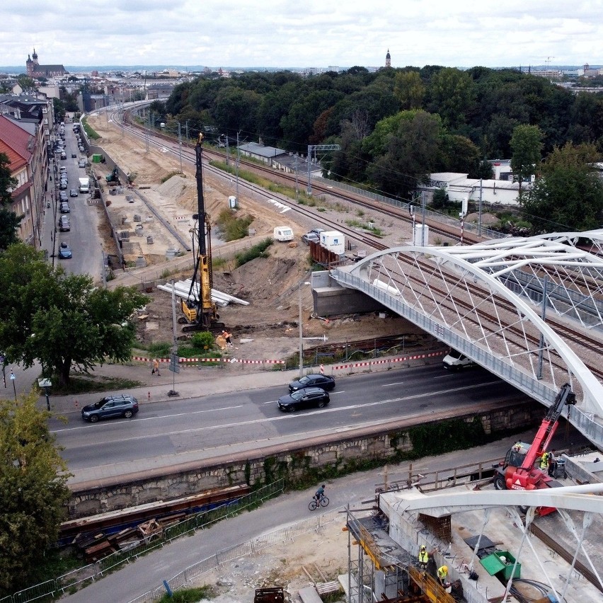 Kraków. Z powodu budowy mostu zamkną bulwar Kurlandzki