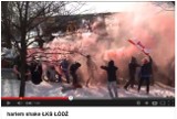 Kibice ŁKS tańczą Harlem Shake przed stadionem Widzewa [FILM]