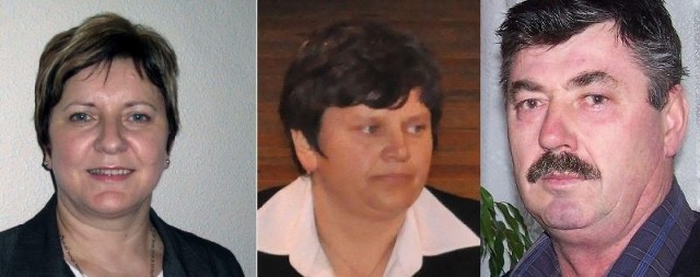 (od lewej) Ewa Gajewska, Edyta Michta, Zbigniew Frejlich