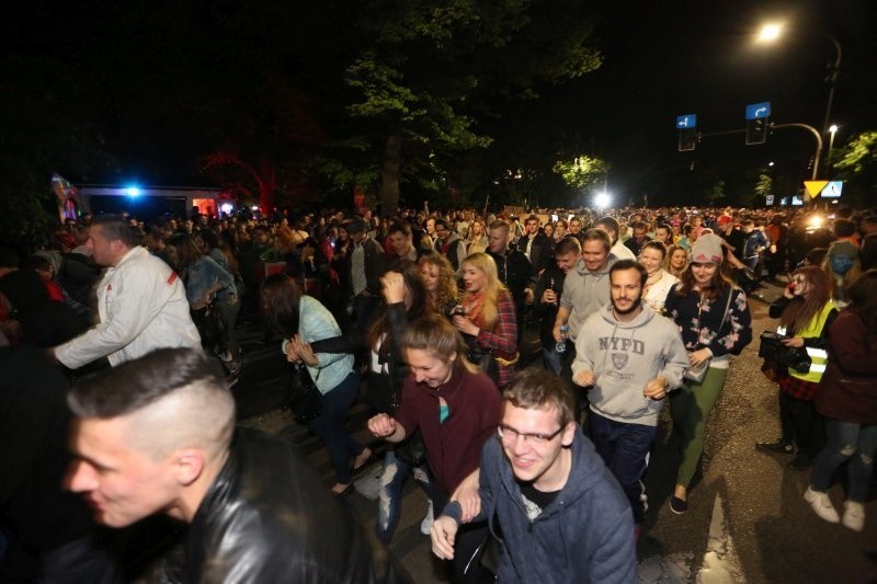 Nocny bieg - Juwenalia 2015 w Szczecinie