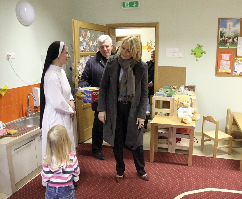 Hanna Zdanowska odwiedziła przedszkole w parafii św. Anny [ZDJĘCIA]