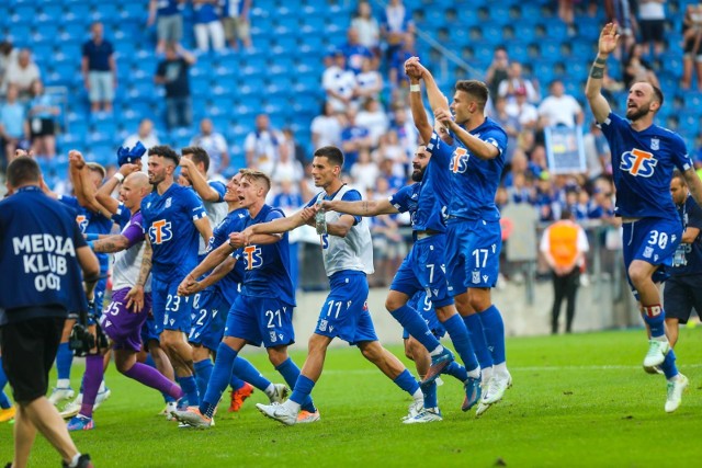 Piłkarze Lecha Poznań mają przed rewanżem w Batumi potężną zaliczkę. U siebie pokonali Dinamo 5:0