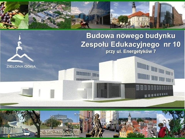 Podpisanie umowy na projekt i modernizację Zespołu Edukacyjnego nr 10 w Zielonej Górze - 25 lipca 2018 roku.
