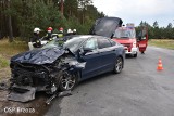 Zderzenie dwóch samochodów pod Bydgoszczą. Zobaczcie zdjęcia! 