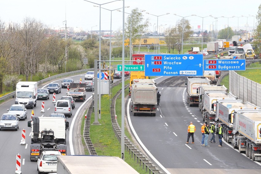 S11: Gigantyczne korki na trasie z Kórnika do Poznania