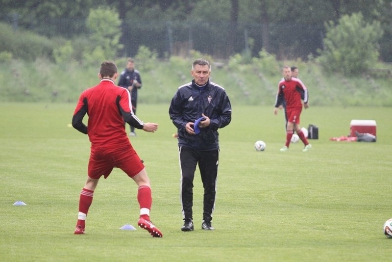 Piłkarze Górnika Zabrze trenowali w czwartek przed meczem z...