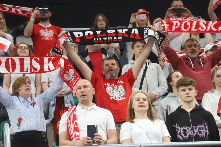 26.05.2023. Kibice na meczu siatkarzy Polska - Niemcy w...
