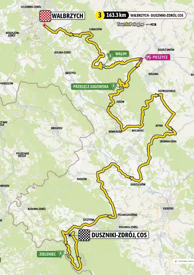 3. etap TdP 2023: Wałbrzych - Duszniki-Zdrój