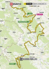 3. etap Tour de Pologne. Górska jazda na trasie Wałbrzych-Duszniki-Zdrój [MAPA i PROGRAM]