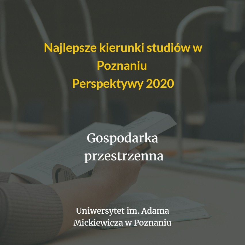 Zobacz, które kierunki studiów poznańskich uczelni są...